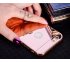 Zrkadlový kryt + bumper iPhone 6/6S - ružový